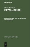 Metallkunde, Band 1, Aufbau der Metalle und Legierungen