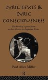 Lyric Texts and Lyric Consciousness