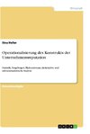 Operationalisierung des Konstrukts der Unternehmensreputation