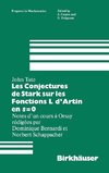 Les Conjectures de Stark sur les Fonctions L d'Artin en s=0