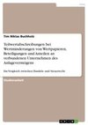 Teilwertabschreibungen bei Wertminderungen von Wertpapieren, Beteiligungen und Anteilen an verbundenen Unternehmen des Anlagevermögens