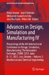 Advances in Design, Simulation and Manufacturing IV