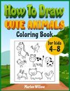 How to draw cute animals  coloring book for kids 4-8