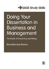 Doing Your Dissertation in Business and Management