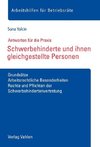 Schwerbehinderte und ihnen gleichgestellte Personen