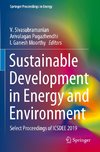 Sustainable Development in Energy and Environment