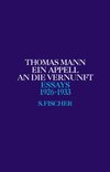 Ein Appell an die Vernunft 1926 - 1933