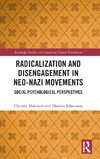 Radicalization and Disengagement in Neo-Nazi Movements