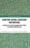 Auditor Going Concern Reporting