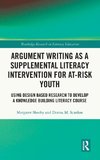 Argument Writing as a Supplemental Literacy Intervention for At-Risk Youth