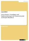 Green Finance. Grundlagen und Implementierung in der Finanzwirtschaft am Beispiel BlackRock