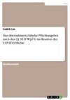 Das übernahmerechtliche Pflichtangebot nach den §§ 35 ff. WpÜG im Kontext der COVID-19-Krise