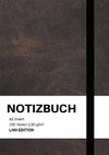 Notizbuch A5 liniert - 100 Seiten 90g/m² - Soft Cover schwarz - FSC Papier