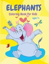 Elephants Coloring Book