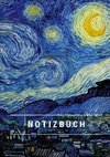 Notizbuch klein A5 Blanko - Notizheft 44 Seiten 90g/m² - Softcover Vincent van Gogh 