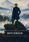 Notizbuch klein A5 Blanko - Notizheft 44 Seiten 90g/m² - Softcover Caspar David Friedrich 