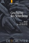 Geschichte des Schreibens 1