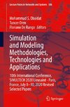 Simulation and Modeling Methodologies, Technologies and Applications