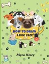 How to draw a dog face