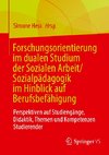 Forschungsorientierung im dualen Studium der Sozialen Arbeit/Sozialpädagogik im Hinblick auf Berufsbefähigung