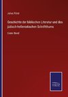 Geschichte der biblischen Literatur und des jüdisch-hellenistischen Schriftthums