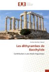 Les dithyrambes de Bacchylide