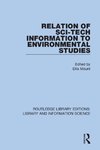 Relation of Sci-Tech Information to Environmental Studies