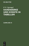 Handwerke und Künste in Tabellen, Sammlung 15, Handwerke und Künste in Tabellen Sammlung 15