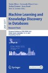 Machine Learning and Knowledge Discovery in Databases. Research Track