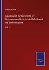 Catalogue of the Specimens of Heteropterous Hemiptera in Collection of the British Museum