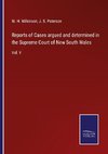 Reports of Cases argued and determined in the Supreme Court of New South Wales