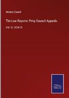 The Law Reports: Privy Council Appeals.