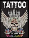 Tattoo Adult Color by Number Coloring Book