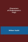 Characters of Shakespeare's Plays