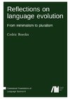 Reflections on language evolution