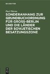 Sonderanhang zur Grundbuchordnung für Groß-Berlin und die Länder der sowjetischen Besatzungszone