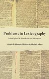 Problems in Lexicography