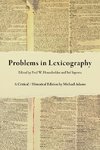 Problems in Lexicography