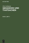 Gedanken und Thatsachen, Band 2, Heft 2, Gedanken und Thatsachen Band 2, Heft 2