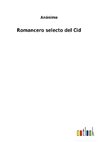 Romancero selecto del Cid