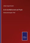 Archiv der Mathematik und Physik