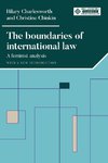 The boundaries of international law