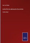 Archiv für die sächsische Geschichte