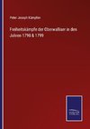 Freiheitskämpfe der Oberwalliser in den Jahren 1798 & 1799