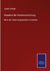 Grundriss der Variationsrechnung