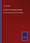 Grundriss der Variationsrechnung