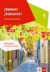 ¡Vamos! ¡Adelante! Curso intensivo 1. Cuaderno de actividades mit Audios, Videos und Lernsoftware 1. Lernjahr