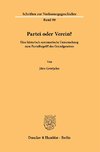 Partei oder Verein?