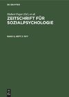 Zeitschrift für Sozialpsychologie, Band 8, Heft 3, Zeitschrift für Sozialpsychologie (1977)