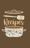 Recipes Food Journal Hardcover